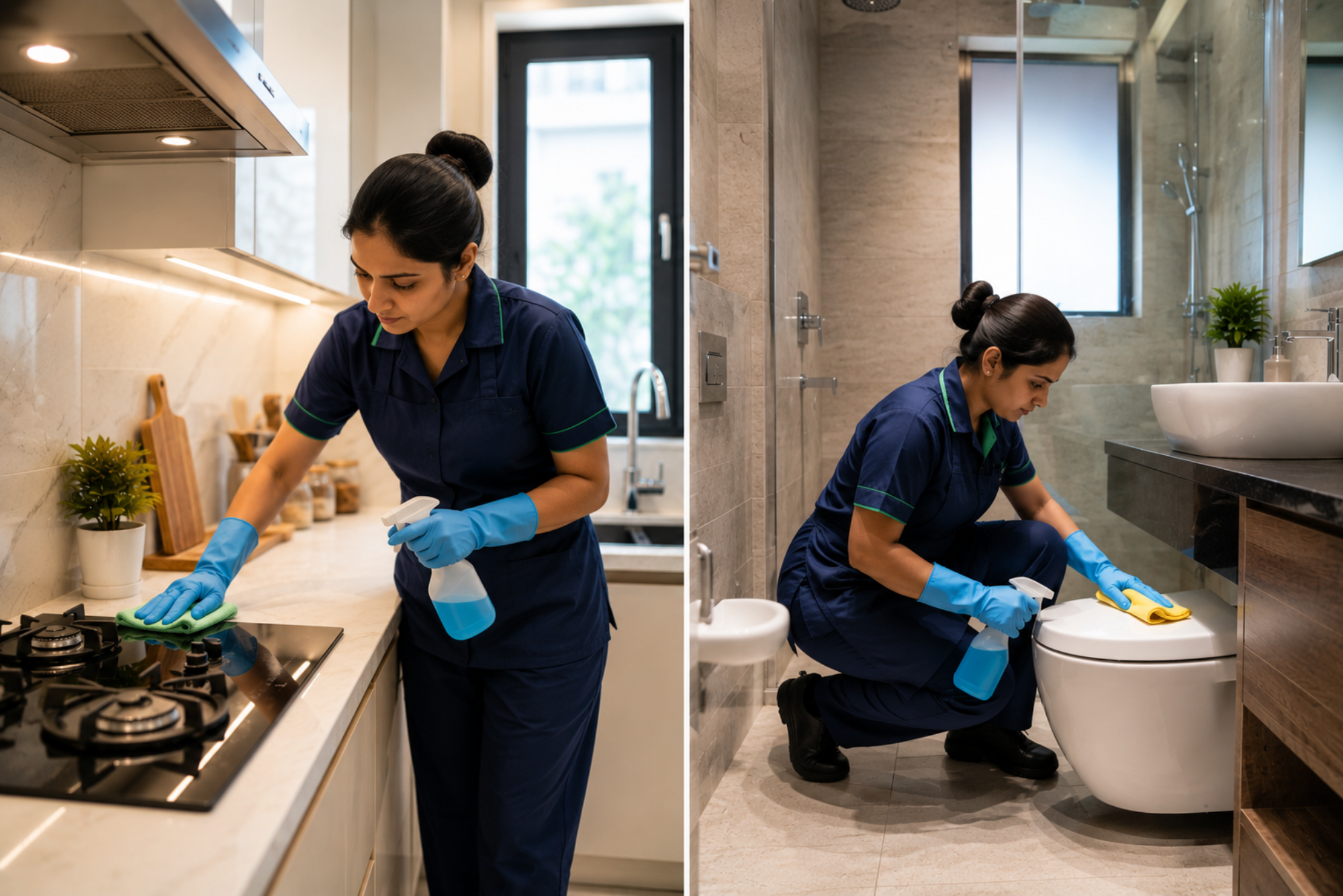 Kitchen and Bathroom Cleaning Services in Pune